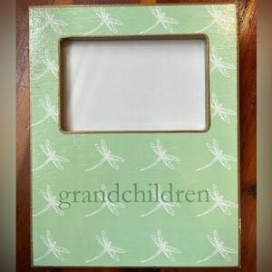“Grandchildren” Picture Frame with dragonfly design